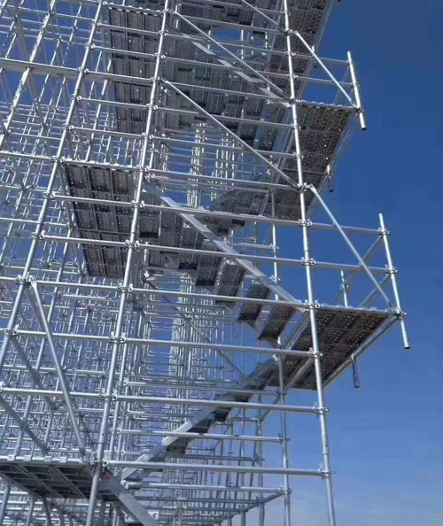 腳手架施工現(xiàn)場